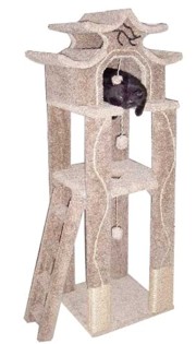 Pagoda Cat Tree. Plus Cat Furniture.