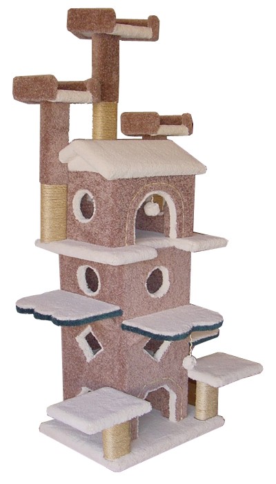 Cat Tree made of solid wood. The Best Cat Furniture on the market!
